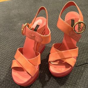 Louis Vuitton high heeled sandals -